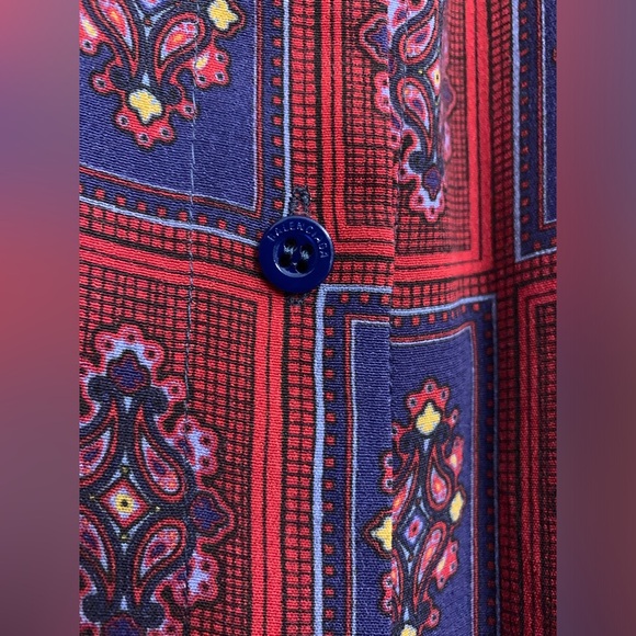 Balenciaga 2019 Convertible Paisley Asymmetrical Button-Up size FR 36 US 4 NWT - Picture 7 of 16